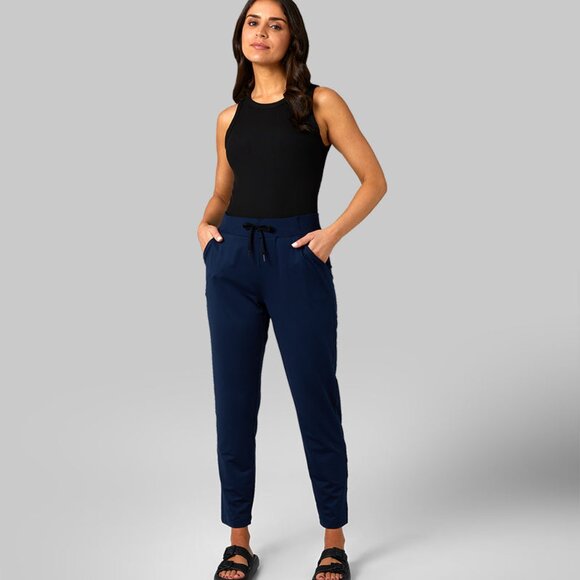 32 Degrees WOMEN'S ULTRA-COMFY DRESS BLUE EVERYDAY PANT/NWT/L - Picture 5 of 16